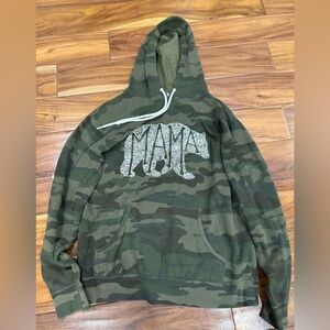 Old Navy Green Camo Hoodie